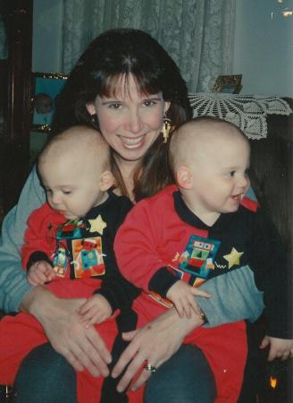 Thomas, Scott & I their 1st Birthday 1997