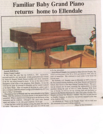 Grandmother Jess' Piano