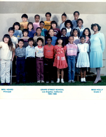 Heriberto (Eddie) Chavez's album, Grape Street Elementary 85-86