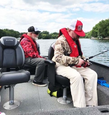 On the water with my son Yvain 07/2021