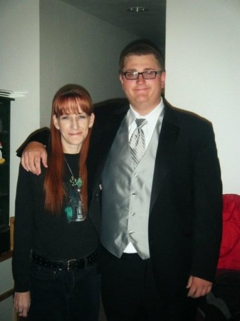 Me and Christopher, my oldest son 