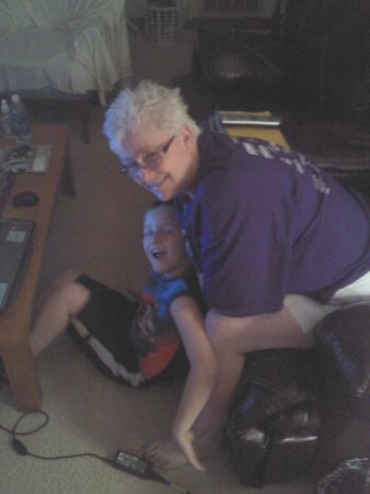 my mom and jeffrey