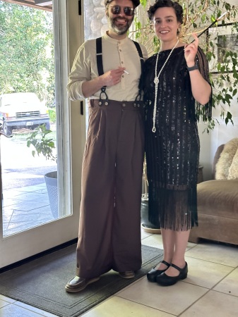 Jeff & Gina ready for the 1920’s Gala!