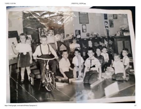 Poplae St Elem. Kindergarden 1956?