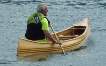 Rick takes 1st paddle on Lake Windermere