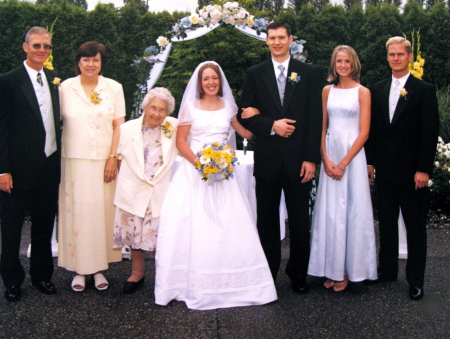 youngest son Shawn and bride Michelle 6/3/2006