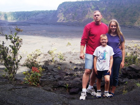 Hiking Kilauea Iki crater