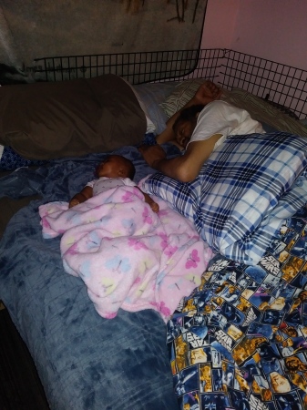 PaPa and Baby Z naptime