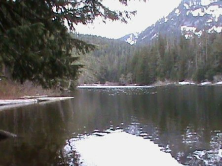 Small lake at end of trail