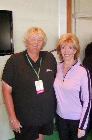 Laura Davies at golf tournament in Morrocco