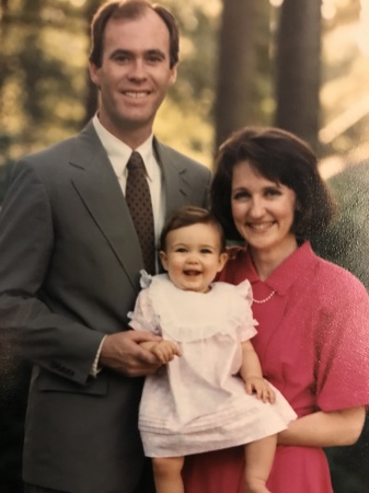 Proud new parents 1989