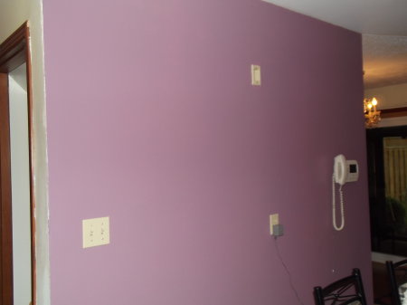 Kitchen Wall after Painting