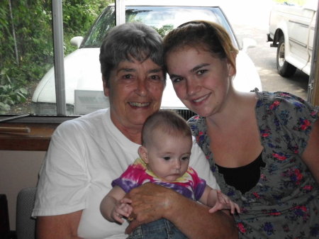 Mom, Grandbaby Hazel and Daughter Kelsey