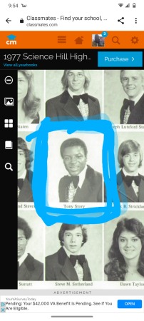 Tony Story's Classmates profile album