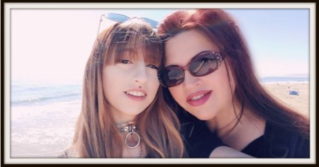 Brianna & Margot at Huntington Beach in 2019