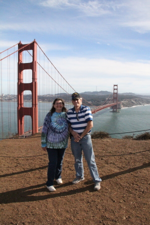 Stephanie & Me Golden Gate Bridge 2014