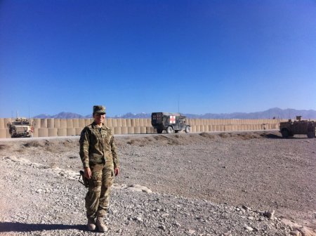 Captain Norton in Afghanistan 2011.