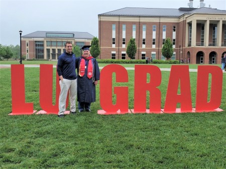 Graduation at Liberty University 05/06/2022.