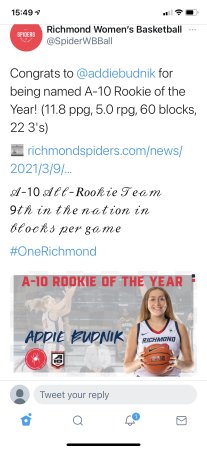 My GD had a great year at B-BALL plus A avg