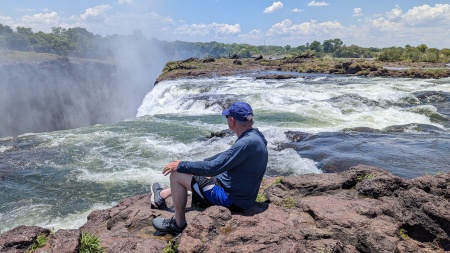 Atop Victoria Falls, Zambia 