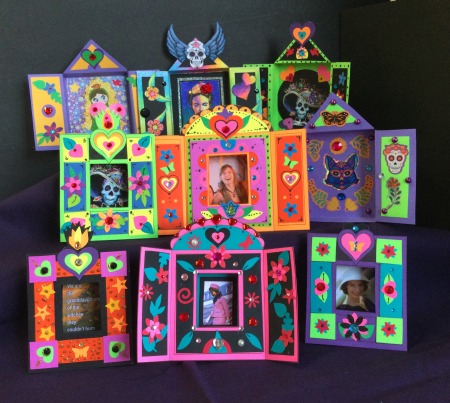 Day of the Dead Nicho Workshop samples