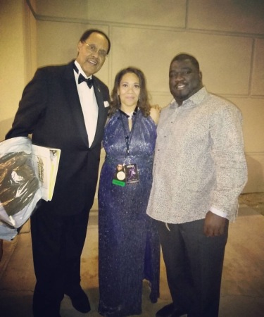 W/ Stellar Awards administrator and my PD