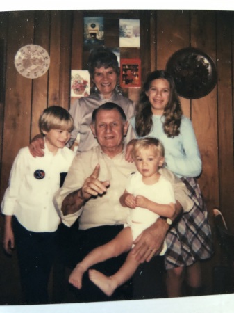 1983 My Mom and Dad with our three children 