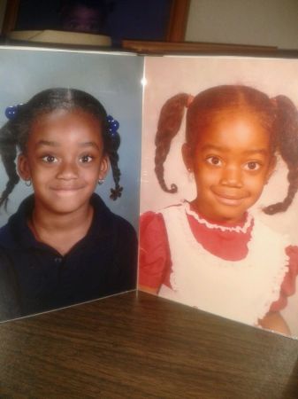 Me & Lexi in 1st grade...guess who is who?