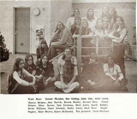 Sonia Malloni's album, Diamond Oaks Voc 1975 Class Pictures