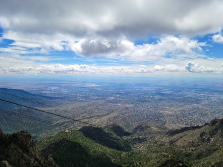 Top of Sandia  Mt. Albuquerque NM 2021