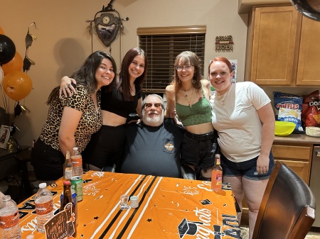 Grandpa and his Granddaughters!