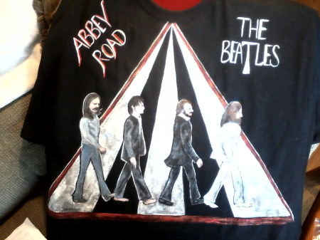 Beatles t-shirt... handpainted by me..