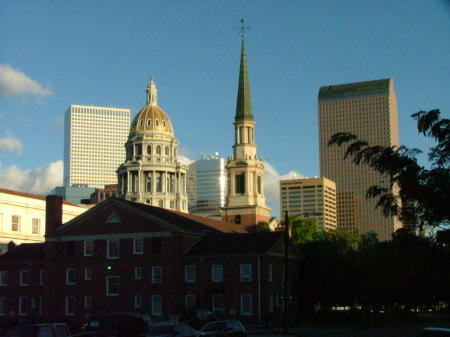 Denver skyline in 2010