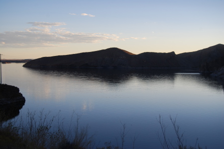 sunset along the river...