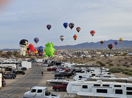 Lake Havasu balloon festival January 18-20