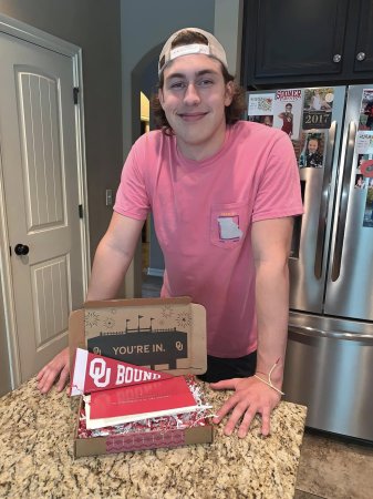 Grandson accepted to Oklahoma University 2020