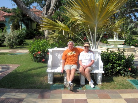 Mike and Elaine in Jamaica