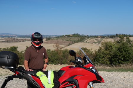 Tuscany 2017 on a Ducati