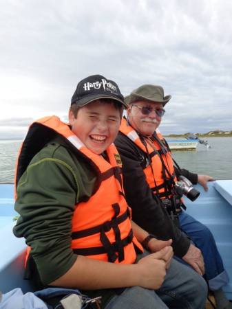 With my Son Daniel William, whale watching!