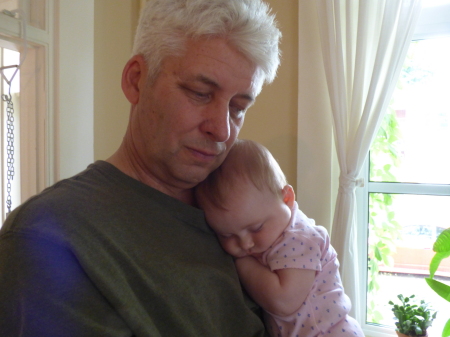 with granddaughter Madeleine 2014