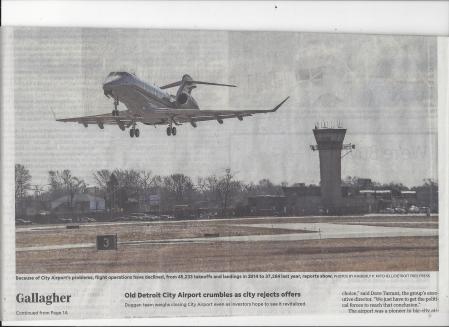 ATC Detroit Control Tower Sup. `1975