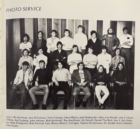 Photo staff University of Dayton 1971