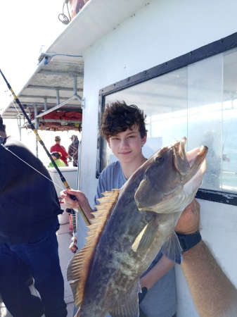 Dalton and his grouper