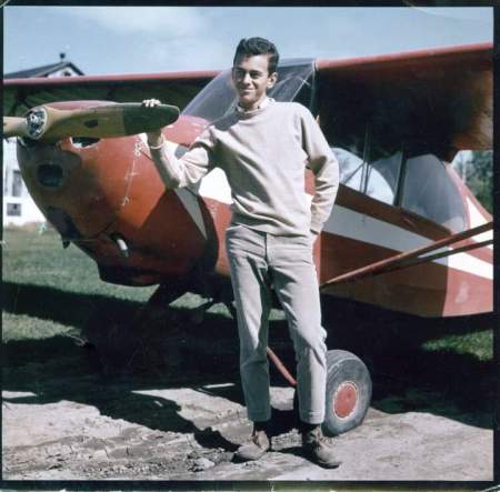 The little Aeronca Champ I soloed in, in 1966.