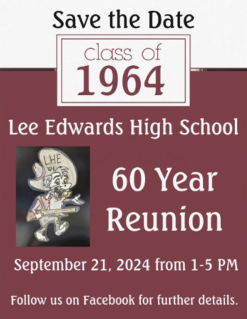 Lee Edwards 60th High School Reunion