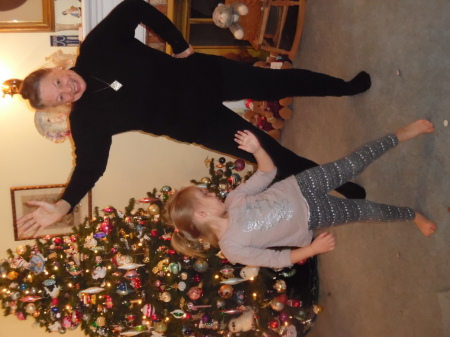 Grandma and Abby dancing