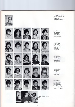 Mr. Bruinooge Homeroom 1978