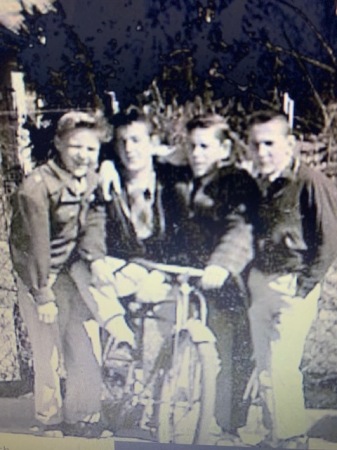 Bobby Joe, Steve, Donny and Dick 1957