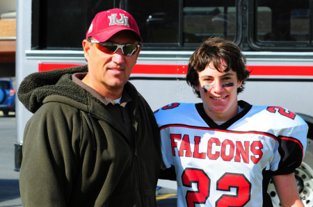 My son Tyler and I in Gardiner MT