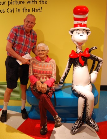 Tom and Lois at Dr. Seuss Museum